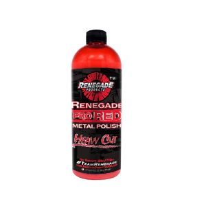 Renegade Pro Red Heavy Cut Metal Polish | # LFGRPCLRPR24 From Tracey Truck Parts, Truck Heavy Cut Metal Polish, Semi-Truck Metal Polish,