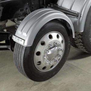 Minimizer™ MIN 161200 Semi Truck Poly Fenders Kit For Single Tire 16.5" / 22.5"  | Single Wheel
