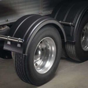 Minimizer™ MIN 221800 Semi Truck Poly Fenders Kit For 22.5" / 24.5" Wheels | Single Axle