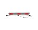 Truck-Lite LED Rectangular Red Light Bar. Part # 15050R Truck Light Bar, Light Bars For Trucks, Identification Bar, Semi Truck Light Bar.