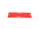 Truck Lite Rectangular, Red, Reflector, 2 Screw Or Adhesive Mount. Part # TL 98003R from Tracey Truck Parts.