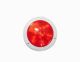 Truck Lite 44 Series LED Stop, Turn, Tail Red Lamp. Flange Mount. Part # TR 44204RB from Tracey Truck Parts.