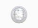 Truck Lite Super 44, LED, Clear Round 6 Diode Back Up Light. Gray Flange Mount. Part # TL 44344C from Tracey Truck Parts.