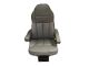 Seats Inc. Gray Leather Legacy Silver Air Ride Seat | # 188900MW65