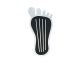 United Pacific Chrome Barefoot Shape Gas Pedal Cover. Part  # S1020 Trucker Accessories, Truck Accessories, Gas Pedal,