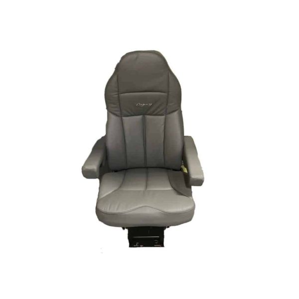 Seat Inc. Legacy Silver Seat W/ High Back, Heated Seat Base/ Back