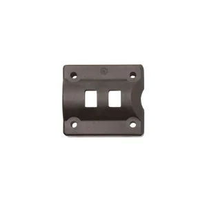 Minimizer Backing Block With Hardware For 26" Single Poly Plastic Bracket (B100BTPA). Part  # 10001431. From Tracey Truck Parts, Fender Brackets,