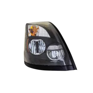 Alliance Volvo Passenger Side LED Headlight Assembly. LED Headlight. HI Beam & Low Beam. Part # ABP N60B 71112R From Tracey Truck Parts.