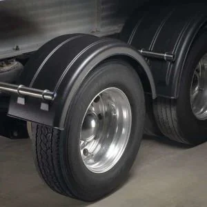 Minimizer™ MIN 221800 Semi Truck Poly Fenders Kit For 22.5" / 24.5" Wheels | Single Axle