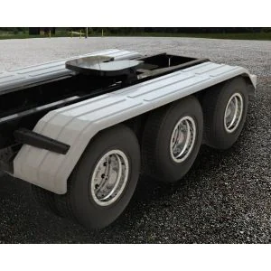 Minimizer MINTA1554 Semi Truck Poly Fenders Kit For Tri-Axle 22.5" Or 24.5" Wheels