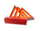 James King Safety Triangles, Kit Of Three Triangles In High-Density Plastic Case.  Part # KNG 1005 From Tracey Truck Parts.