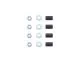 United Pacific Welded Stud Top Mud Flap Plate Hardware Kit. Part # 10401HW. Mud Flap Plates For Trucks, Truck Mud Flap Plate,