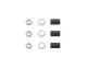 United Pacific Bottom Welded Stud Mud Flap Plate Hardware Kit. Part # 10411HW. Mud Flap Plates For Trucks, Truck Mud Flap Plate,