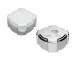 Freightliner Chrome Plastic Fuel Cap Cover | Locking / Non-Locking