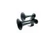 United Pacific 3 Black Trumpets Train Horn. Part # 46127. Air Horn For Truck, Truck Air Horn, Train Horn, Train Horns, Air Horn Kits, Air Horns,
