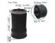 Automann Cabin Air Spring - New. Part # ABSZ70-7001. Cabin Air Bag For Kenworth Suspension. From Tracey Truck Parts, Truck Air Spring,
