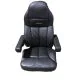 Seats Inc. Black Leather Legacy Seat, Silver Air Ride Seat. Part # 188900MW61 legacy air ride seat, legacy air ride seats.