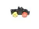 Bendix MV-3 Dash Valve1/4” Unthreaded Holes, 3/8” Push to Connect 90 Degree Elbows Parts # BW 802804 from Tracey Truck Parts