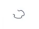 Freightliner Retainer Clip. Part # BHT 91099  From Tracey Truck Parts