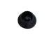 Freightliner Vent Plug Hubcap, Black Rubber. Replaces
