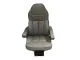 Seats Inc. Gray Leather Legacy Silver Air Ride Seat. Part # 188900MW65 From Tracey Truck Parts. Single Air Lumbar, TTP Part # SET 188900MW65.