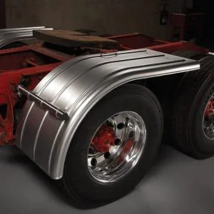 Minimizer™ 950 Semi Truck Half Fender Set For 22.5" / 24.5" Dual Tires