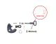 Premier Manufacturing Clip & Cable (16DS Drive Screw Incl.) For 579PK Parts Kit, Part # 10004794 From Tracey Truck Parts, Premier Manufacturing, Trucking Accessories, Premier Manufacturing, premier manufacturing products, premier manufacturing company, pr