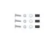 United Pacific Bottom Bolt Thru Mud Flap Plate Hardware Kit. Part # 10405. Mud Flap Plates For Trucks, Truck Mud Flap Plate,