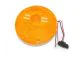 Truck Lite 91 Series, Incandescent, Yellow Round, 1 Bulb, Front/Park/Turn Signal. Part # TL 91002Y from Tracey Truck Parts.