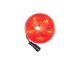 Truck Lite Super 44, LED, Red, Round, 6 Diode, Stop/Turn/Tail light. Part # TL 44353R from Tracey Truck Parts.
