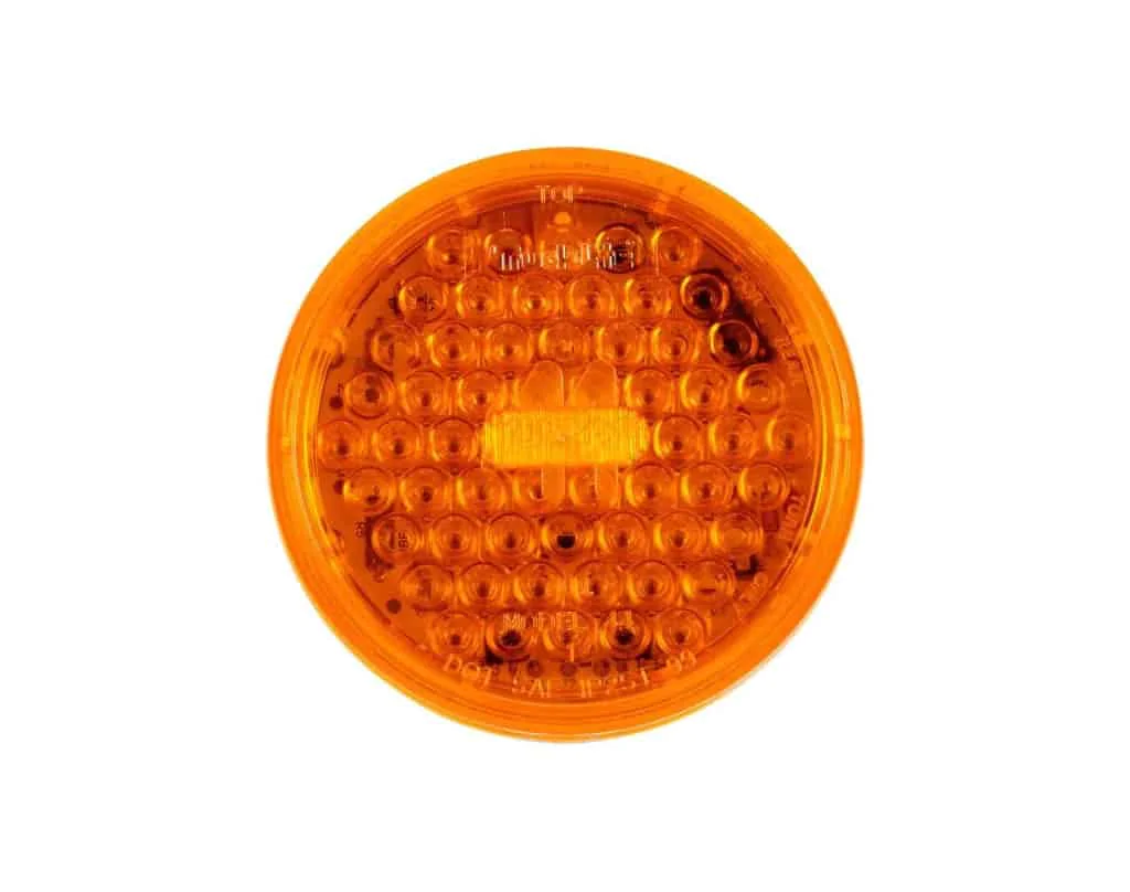 Truck-lite Round Amber LED Strobe Light