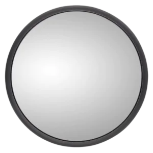 Truck-Lite Heated Steel Convex Mirror | # TL 97615, Heated, 8.5 in., Black Steel Convex Mirror, Round, Universal Mount
Offset mounting stud: Includes 