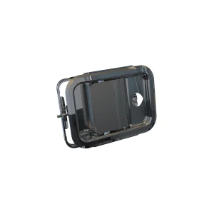 LH Freightliner Exterior Door Handle, Color: Chrome & Black. Part # A18-68356-002 , Truck door handle, truck door handles, truck handle,
