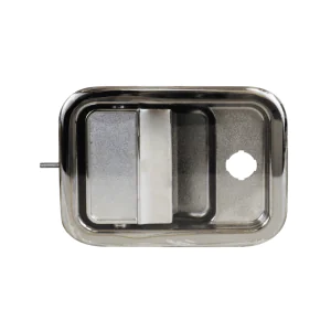TTP Freightliner RH Exterior Door Handle. Color: Black & Chrome, Brand: TTP. Replaces OEM: A18-68366-001 . Part # TTPA1835381001.