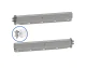 Straight Automann Mud Flap Hangers. Spring Loaded: Frame Seat With Internal Locator. No Conspicuity Tape. Part # 562.465SS201FS