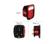 Automann LED LH Tail Light with Side Marker | # 571.LD503R44 from Tracey Truck Parts, Automann LED Truck Lights, LED Truck Lights, LED Truck Light,
