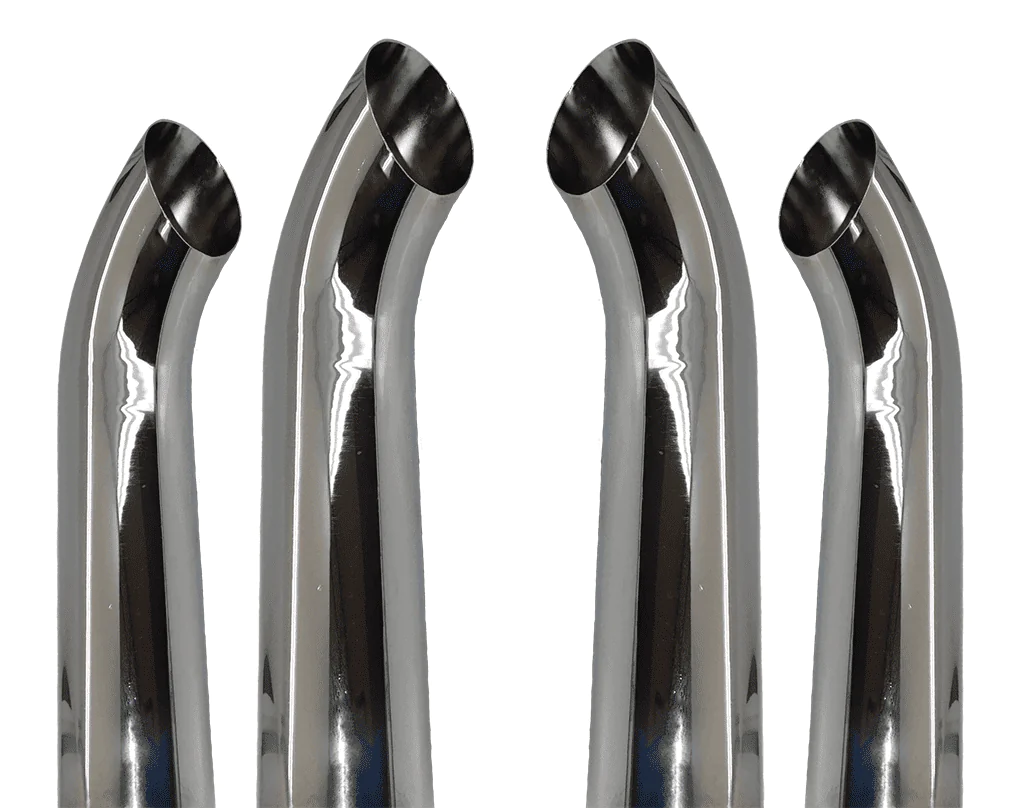 4 Chrome Exhaust Stacks