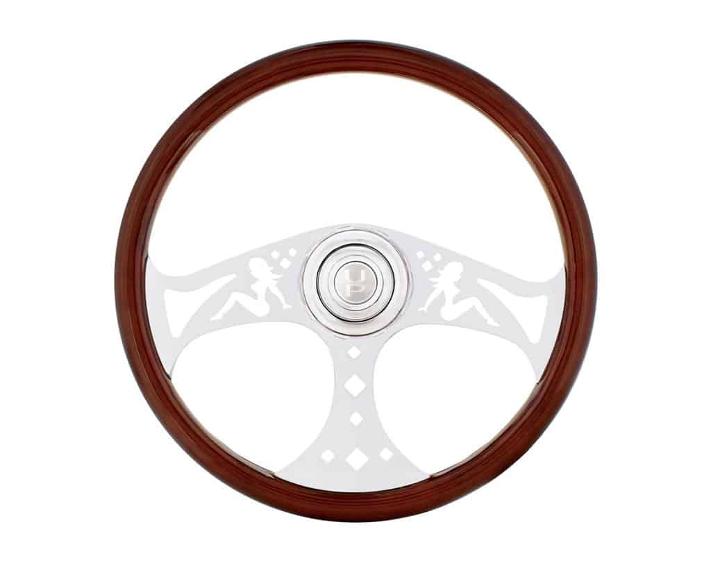 One semi-truck steering wheel
