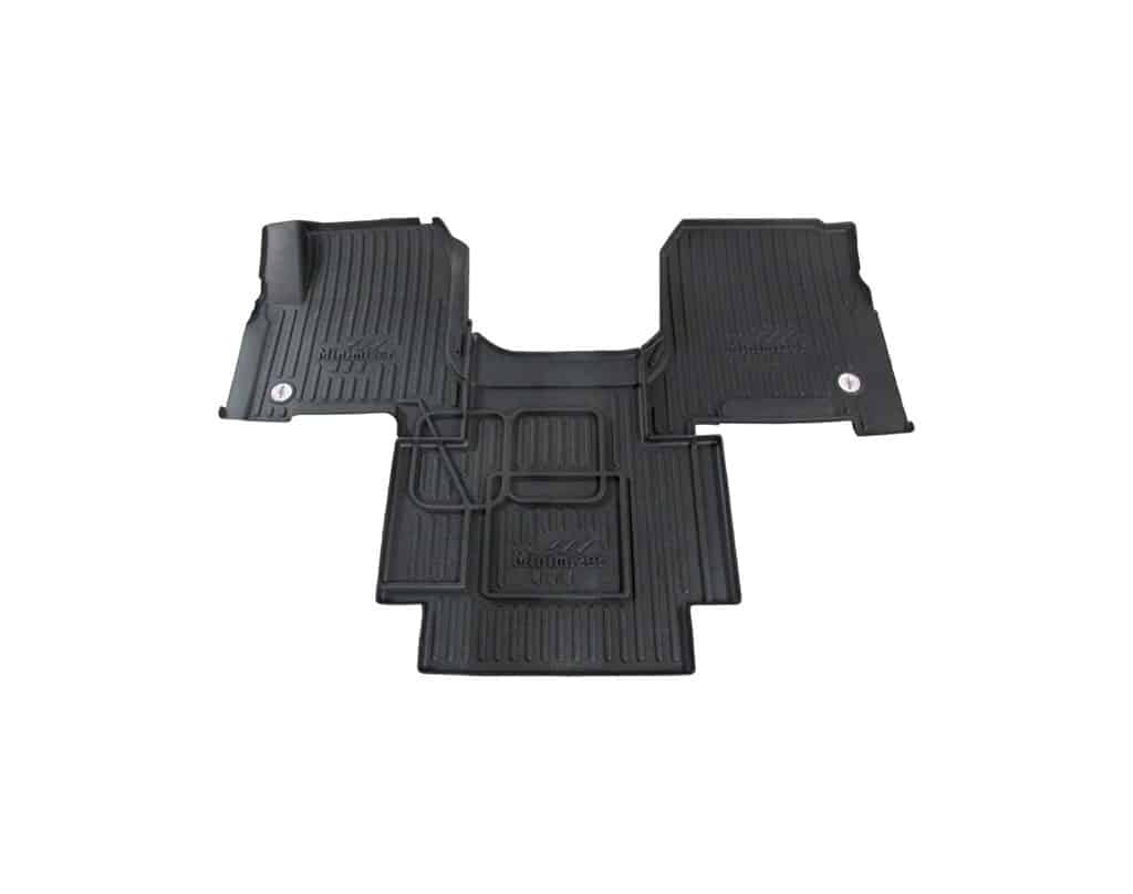 One Black Volvo Truck Floor Mat