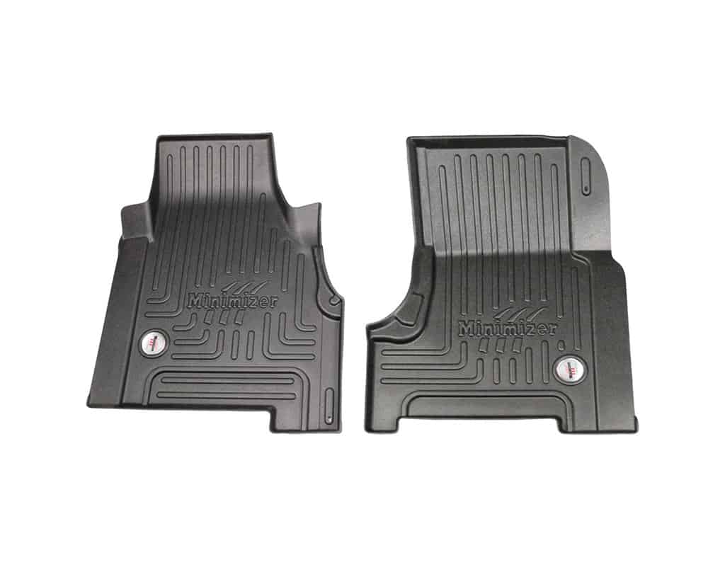 Two black Sterling Truck Floor Mats