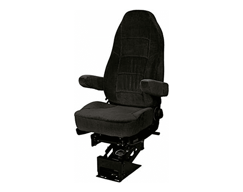 One black trucker seat